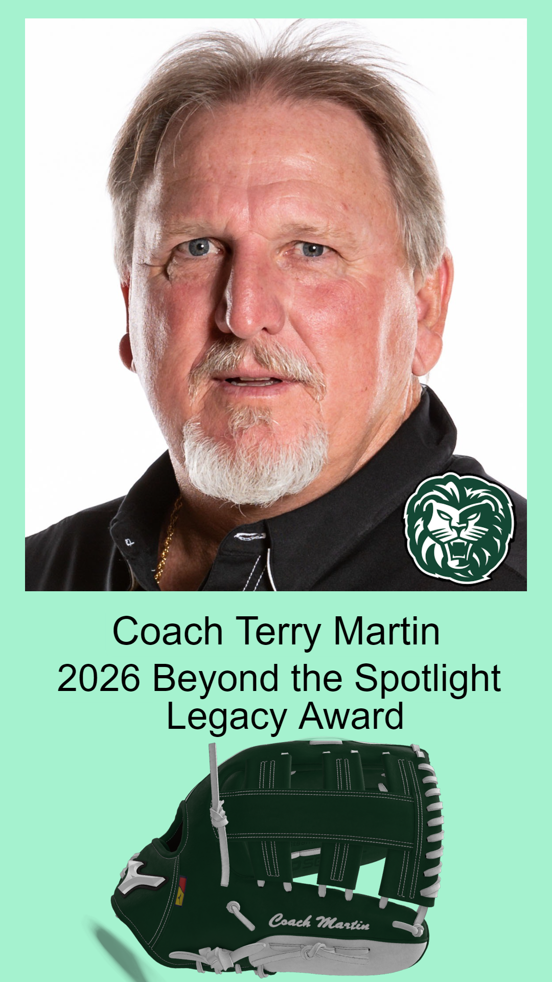 Coach Terry Martin — 2026 Beyond the Spotlight Legacy Award